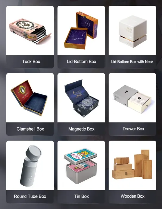 Tarot Card Custom Packaging Options